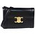 Céline Borsa a tracolla Celine Triomphe in pelle lucida nera Nero