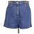 Mini shorts in denim blu Louis Vuitton