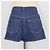Mini shorts in denim blu Louis Vuitton - vista 3