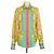 Camicia Versace Heritage Fit in seta con stampa barocca multicolore