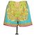 Versace Multicolor Polyester Mini-Shorts mit Medusa Renaissance Print Mehrfarben