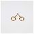 Ring Hermès Anello Twilly Hermes Mini Mors Tono Oro Rosa D'oro - vista 2