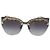 Bulgari Bvlgari Black/Gold Gradient Irregular Cat Eye Sunglasses Golden