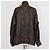Hermès Camisa ancha Hermes de seda marrón Marbre Mosaique Medor con cuello drapeado Castaño - vista 3