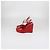 Prada Red Patent Leather T-Strap Wedge Pumps - view 4