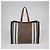 Burberry Briddle Brown Coated Canvas and Leather Medium East West Book Tote Nero Multicolore - vista 3