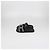 Hermès Hermes Chypre Sandalen aus schwarzem Leder mit Medor-Nieten - Ansicht 4