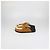Hermès Mules Hermes GO in camoscio e shearling marrone - vista 4
