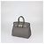 Hermès Borsa Birkin 25 Hermes in pelle Togo Gris Etain con hardware dorato - vista 2