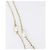 Bracciale a catena in metallo dorato e perle sintetiche Carolina Herrera D'oro - vista 5