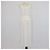Hermès Hermes Off White Seiden-Midi-Kleid mit Cocarde-Rüschen, Gürtel und Neckholder Weiß - Ansicht 3