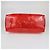 Louis Vuitton Borsa Hermes Clear Red Monogram PVC Keepall Bandouliere 50 Rosso - vista 4