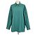 Camicia Sandro a maniche lunghe in cotone verde con bottoni impreziositi da strass Argentine