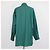 Camicia Sandro a maniche lunghe in cotone verde con bottoni impreziositi da strass Argentine - vista 3