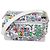 Borsa Mini Soft Trunk Louis Vuitton Monogram Comics Canvas Bianco