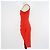 Autre Marque Lavish Alice Rotes Bodycon-Kleid aus Polyestermischung, One-Shoulder, gerafft - Ansicht 2