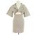 Abito camicia con ritagli La Robe Bahia in cotone Light Khaki di Jacquemus Beige
