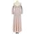 Alexander McQueen Off-Shoulder Maxi-Kleid aus rosa Wollmisch-Rippstrick Pink