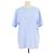 Autre Marque Alexander Wang.T T-shirt à col rond en coton délavé bleu clair