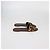 Sandali bassi Lock It Louis Vuitton in pelo di vitello leopard marrone e camoscio con monogramma - vista 3