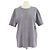 Autre Marque Alexander Wang.T T-shirt girocollo in cotone lavato grigio