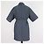 Sandro Mini Hemdkleid aus Polyester-Mischgewebe in Blau-Grau mit Cut-Out-Details - Ansicht 3