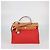 Hermès Hermes Rouge Tomate, Natural Canvas and Leather Herbag Sellier Zip 31 Bag Marrone Rosso - vista 2