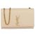 Borsa a tracolla Medium Kate in pelle beige Saint Laurent