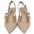Christian Dior J'Adior Slingback Pumps aus beigem technischem Gewebe