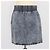 Minifalda Miu Miu de denim azul lavado con cintura elástica - vista 3
