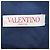 Calções mini de chambray azul Valentino com cordão e logótipo V - vista 5