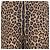 Mini shorts Valentino de lana y seda con estampado de leopardo marrón Castaño Negro - vista 4