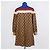 Gucci mehrfarbiges GG-Blend Polyester Colorblock Jersey-Kleid Braun - Ansicht 3