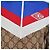 Gucci mehrfarbiges GG-Blend Polyester Colorblock Jersey-Kleid Braun - Ansicht 4