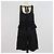 Set Top con Volant e Shorts Cargo in Poliammide Nera Ganni Nero - vista 3