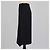 Falda midi de lana a rayas blanca y negra Max Mara Negro - vista 2