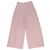 Marni Pantalones Wide Leg de Algodón Rosa