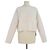 Loewe Cropped-Pullover aus Wollmischung in Off White mit Anagram Weiß