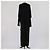Norma Kamali Black Jersey Long Sleeve Long Dress - view 3