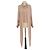 Camicia Patricia Loro Piana Beige in seta con mandala Ceramic e maniche a pipistrello lunghe