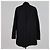 Hermès Camicia a maniche lunghe in cotone nero con logo ricamato Hermes - vista 3