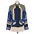 Camisa Hermès de seda azul con estampado Bandana Eperon d'Or