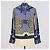 Camisa Hermès de seda azul con estampado Bandana Eperon d'Or - vista 3