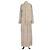 Abito Abaya Cape Dolce & Gabbana in misto seta beige