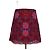 Sandro Gonna Mini Lily in Pizzo Floreale in Jersey Rosso/Blu
