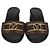 Sandali Lock It Slide in tela Monogram Louis Vuitton Marrone