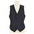 Blazer Gilet Karl Lagerfeld en mélange de viscose noir métallisé