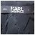 Blazer Gilet Karl Lagerfeld en mélange de viscose noir métallisé - vue 5