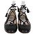 Ballerine stringate con borchie in pelle nera Tod's Nero
