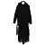 3.1 Phillip Lim Falda de encaje de algodón negra Vestido midi con capucha Negro
